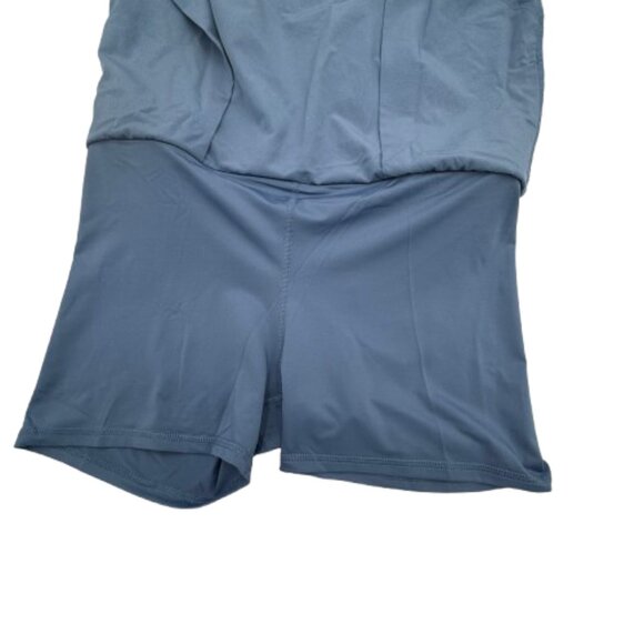 Eddie Bauer Elastic Waist Blue Floral Print Women's Skort Size Medium - Picture 3 of 8